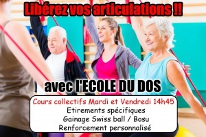 Le cours collectif Ecole du dos